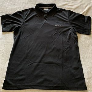 Columbia black polo shirt